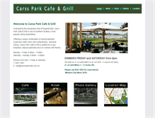 Tablet Screenshot of carssparkcafe.com.au